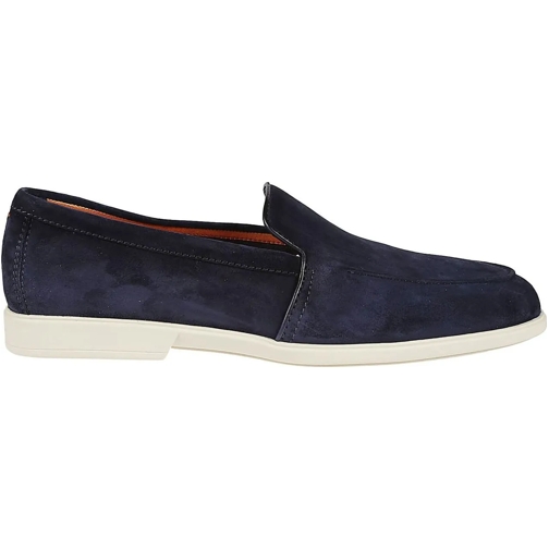 Santoni Low-Top Sneaker Malibu Loafers Blue blau