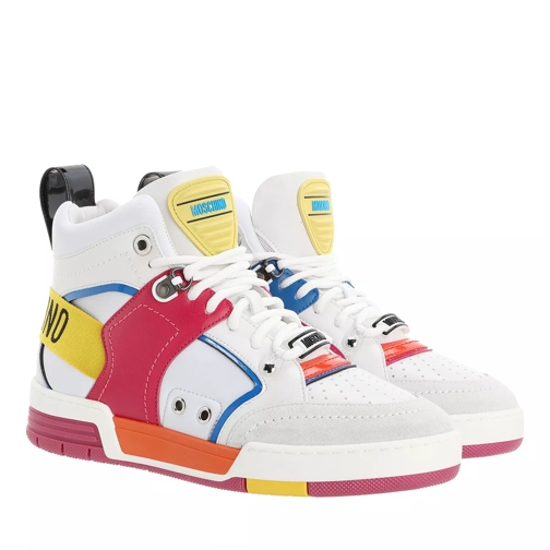 Moschino Sneakerd Kevin40 Mix+Multico Bianco High-Top Sneaker