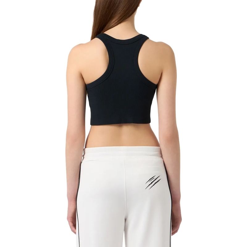Plein Sport Top Ribbed Tank Top schwarz(Image 2)