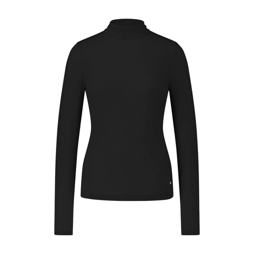 windsor. T-shirts Rollkragenpullover aus Woll-Mix Schwarz