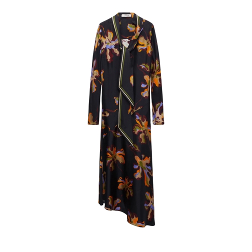 Dorothee Schumacher Jurken FLORAL SEDUCTIVE dress flame all over print