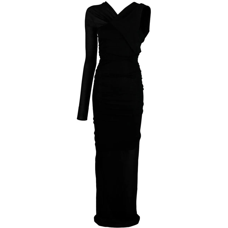 Saint Laurent Robe longue Dresses Black schwarz