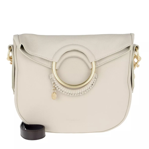 See By Chloé Hana Shoulder Bag Leather Cement Beige Tote