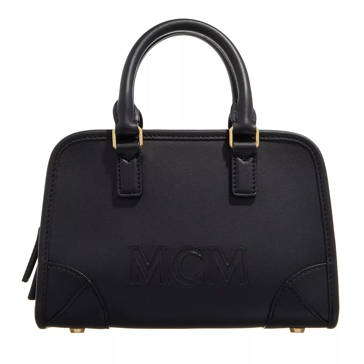 Mcm black hotsell boston bag