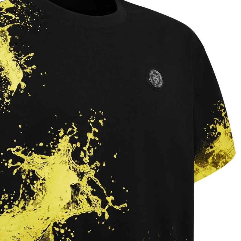 Plein Sport T-Shirt T-Shirt Rundhalsausschnitt Ss Splash schwarz(Image 3)