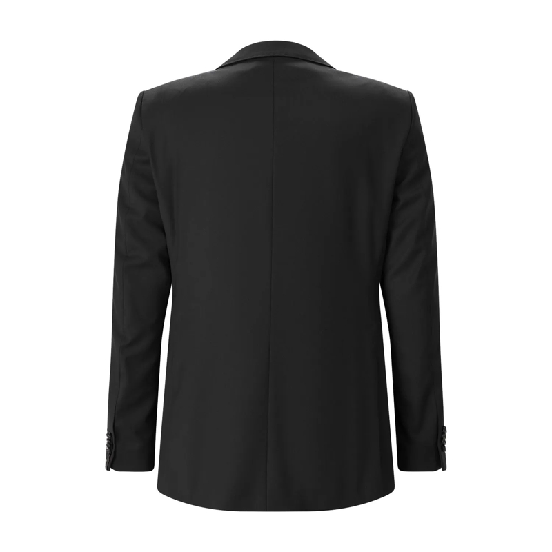 windsor. Anzugjacke Sakko aus Wolle schwarz(Image 14)