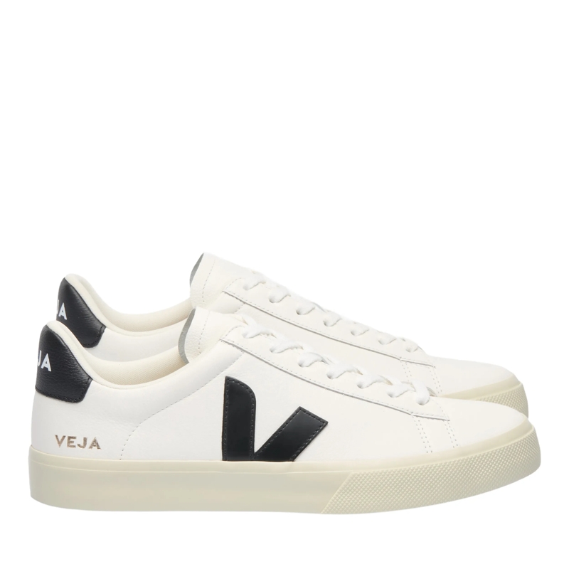 Veja Low-Top-Sneaker Campo Leather Extra White Black