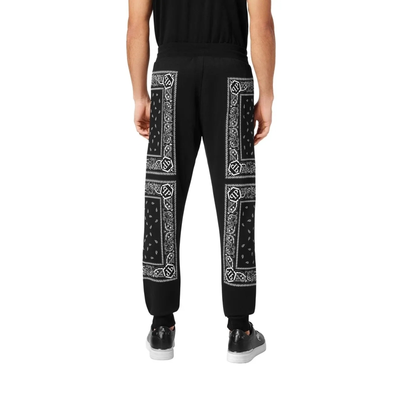 Philipp Plein Jogginghose Jogginghosen Paisley schwarz(Image 2)