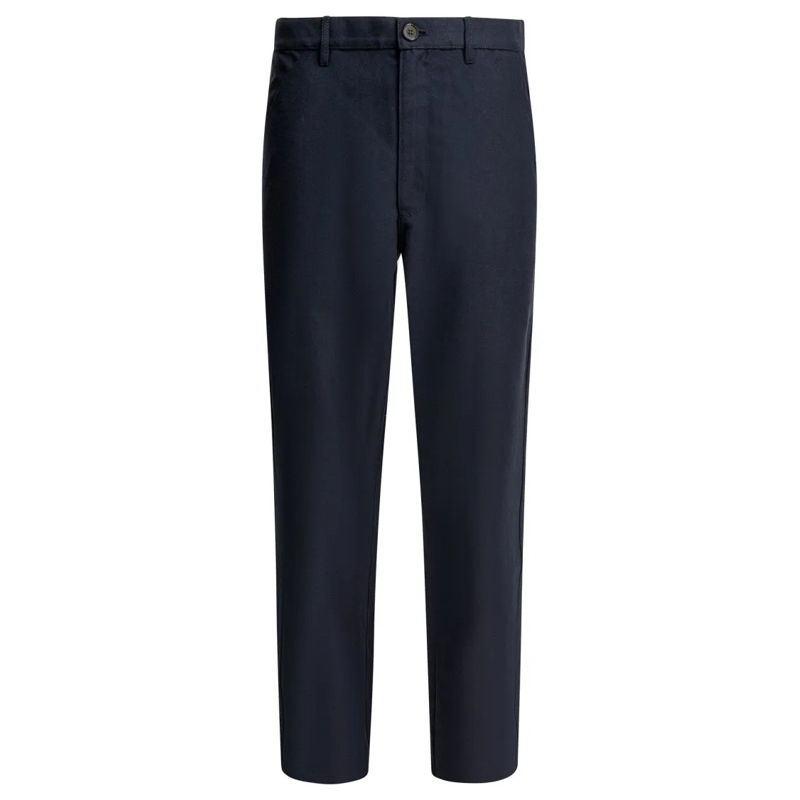 Comme des Garcons Pantalon de costume Straight-Leg Trousers With Classic Waistband And R Black