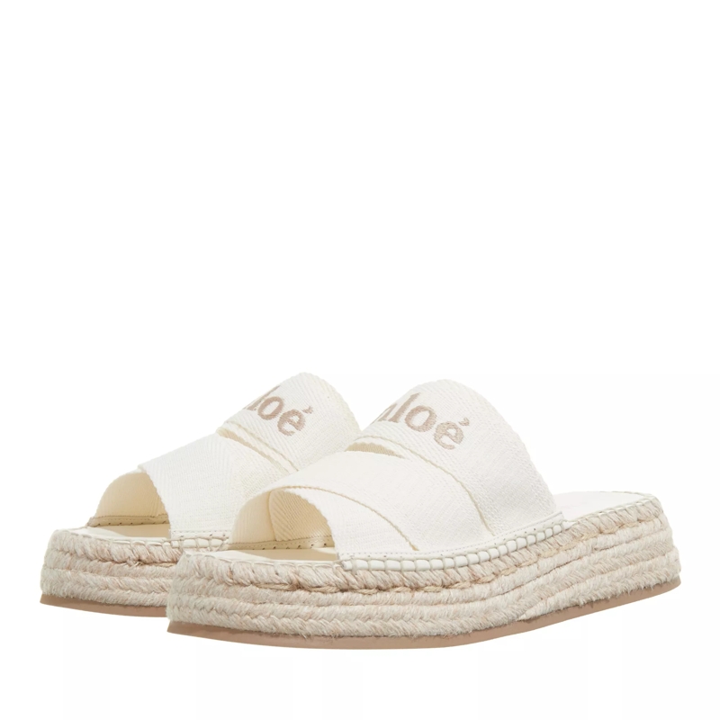Chloé Slides Mila Eggshell