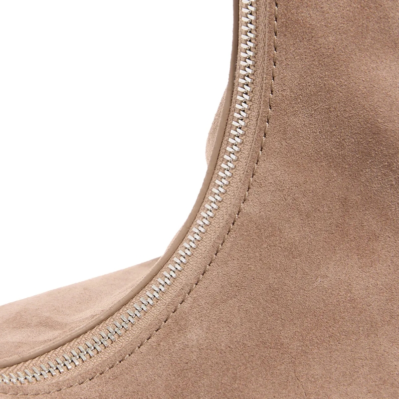 Coccinelle Hobo Bag Coccinelle Rebekka Suede Warm Ta/Warm Ta(Image 5)