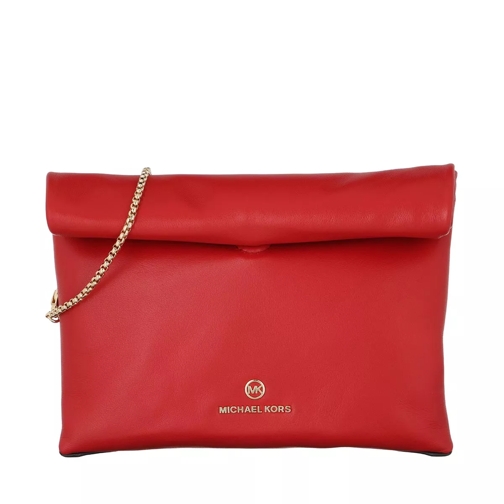 MICHAEL Michael Kors Lola Small Lunch Bag Xbody Bright Red Pochette