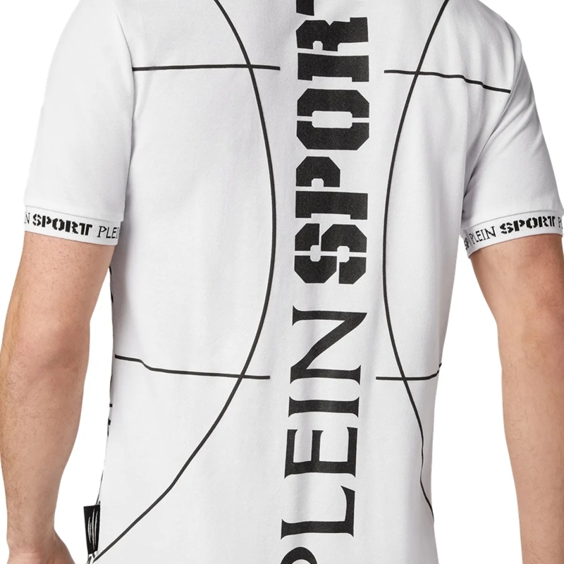 Plein Sport Top Poloshirt Tiger weiss(Image 6)