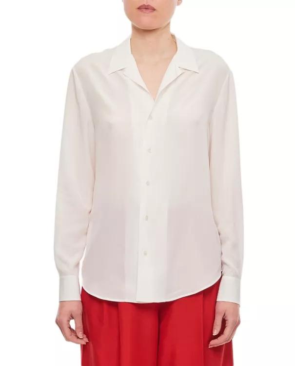 Ralph Lauren - Darien Silk Shirt - Größe 8 - white