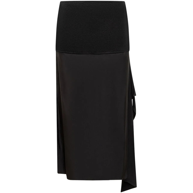 Jil Sander Midirock Gonna schwarz