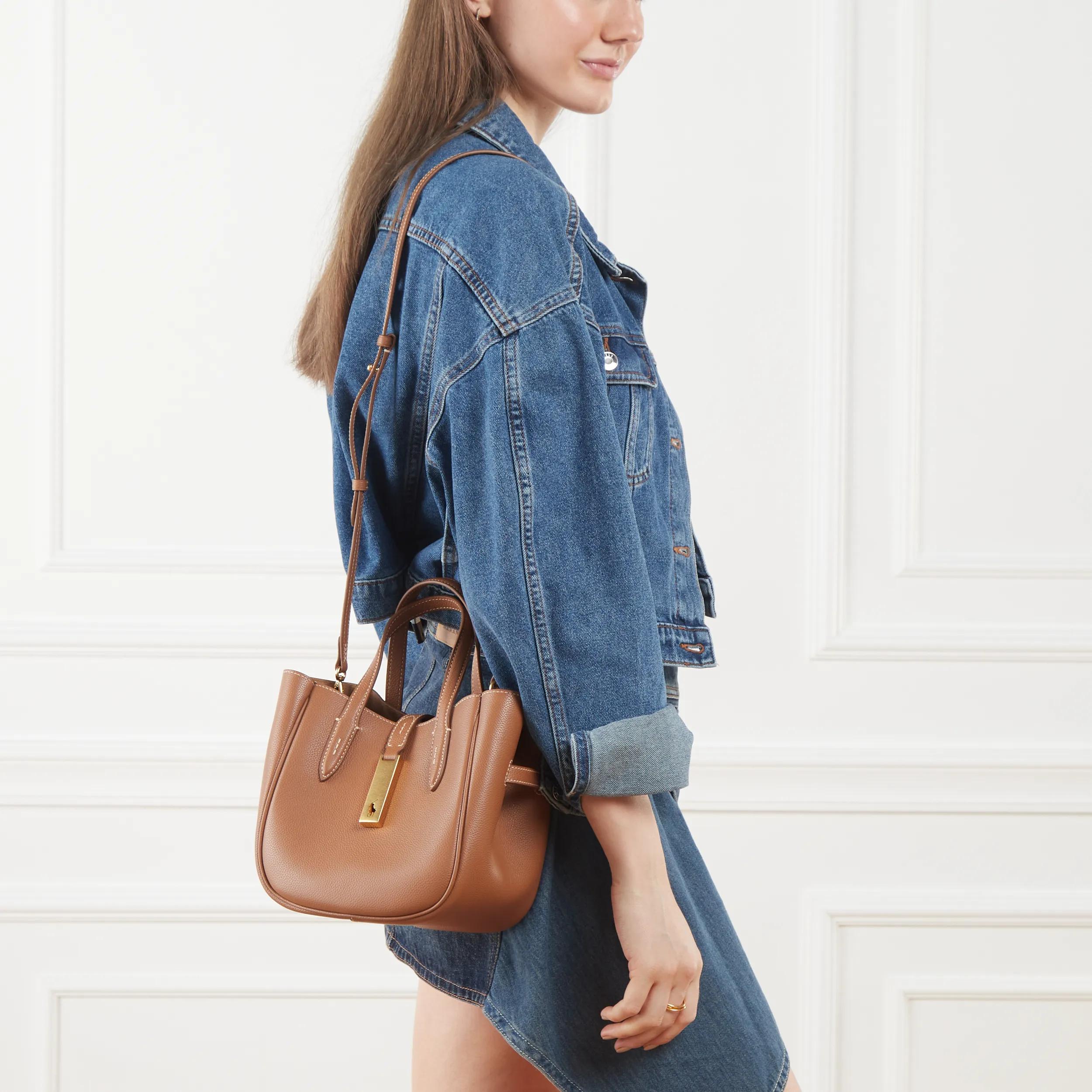 Polo Ralph Lauren Shoppers & Totes P Id Sm Tote-Tote-Small in bruin