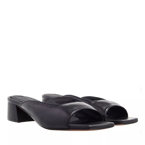 Toral Toral Leather Sandals Negro Slip-ins