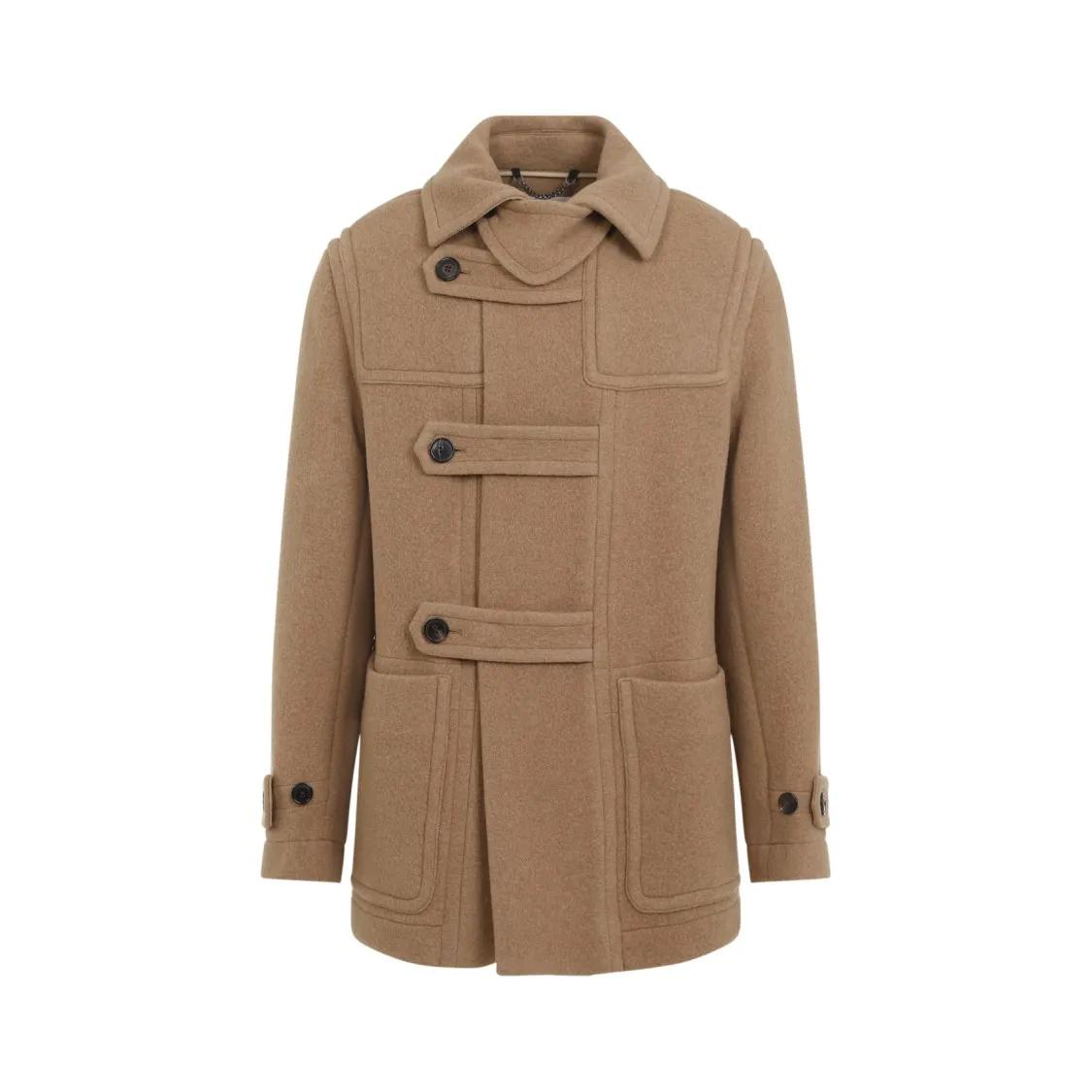 Dries Van Noten - Ranner Camel Wool Coat - Größe L - braun