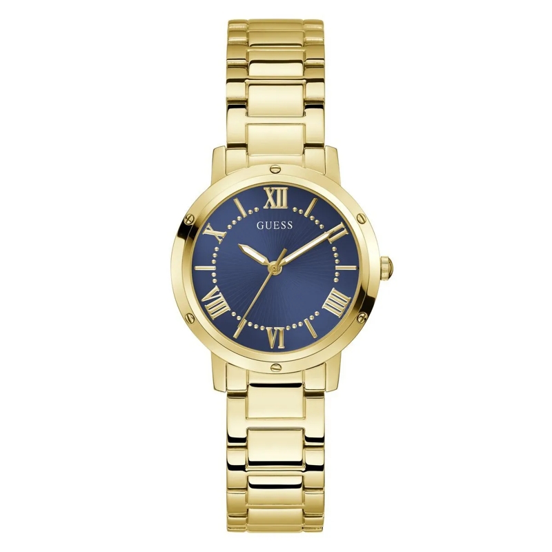 Guess Quarzuhr Quarz-Analoguhr Dawn gold