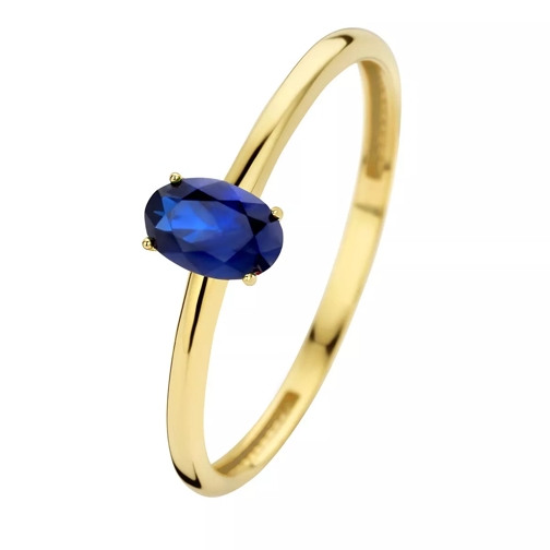 Isabel Bernard Baguette Nila 14 karat ring Blue, Gold Solitaire Ring