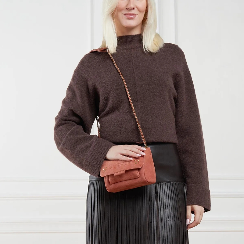 Jerome Dreyfuss Crossbody Bag Lulu S Imprime Croco Terracotta(Image 2)