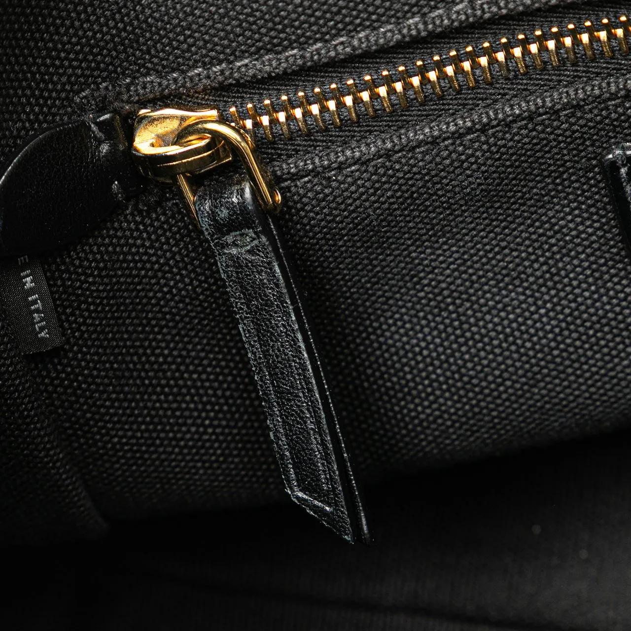 Thumbnail - Miu Miu Hobo Bags - Small Canapa Canvas and leather Logo Satchel - Gr. unisize - in Schwarz - für Damen