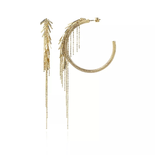 LOTT.gioielli CL Earring Vibes Brushed Creole Waterfall  Gold Créole