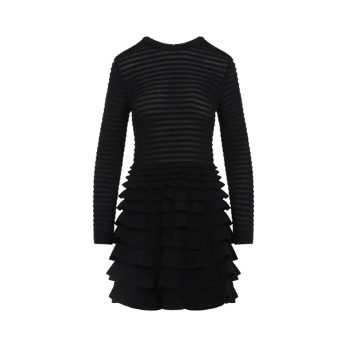 Valentino Mini-Kleider Knit Mini Dress Black