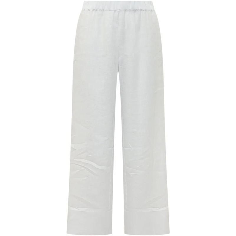 SUNDEK Jogginghose Pantaloni con Vita Elasticizzata weiß