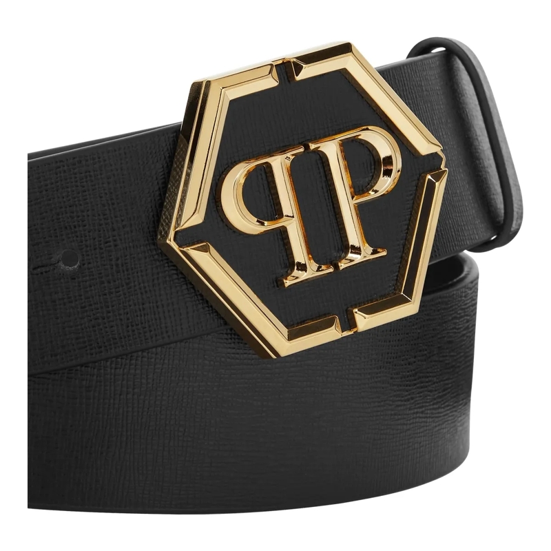 Philipp Plein Gürtel Gürtel Hexagon schwarz(Image 2)