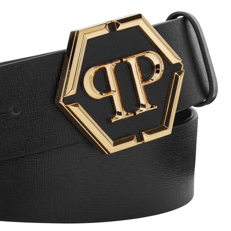 Philipp Plein Gürtel Gürtel Hexagon schwarz(Image 2)