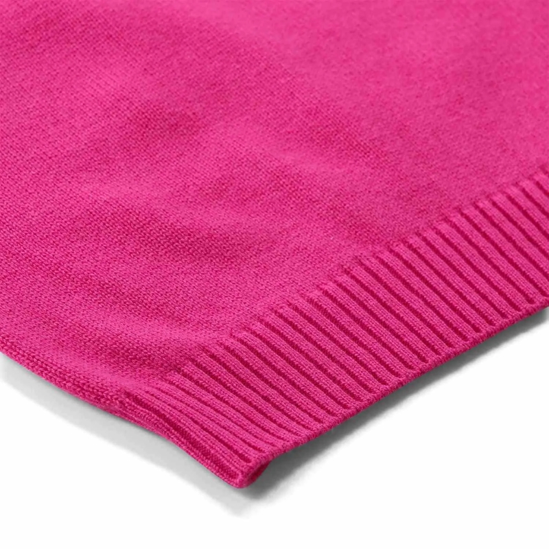 Givenchy Poloshirt Kurzarmpullover aus Wolle & Kaschmir pink(Image 5)