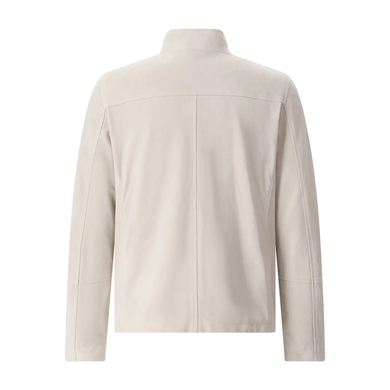 Eleventy Übergangsjacke Jacke aus Veloursleder beige(Image 2)