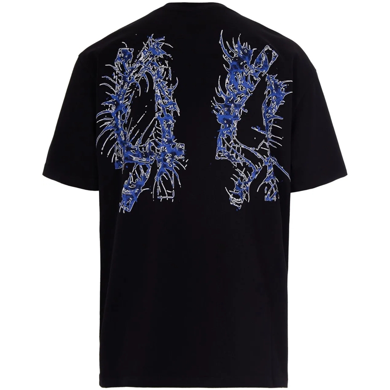 44 Label Group T-Shirt T-Shirts And Polos Black + Centipede Sapphire schwarz(Image 2)