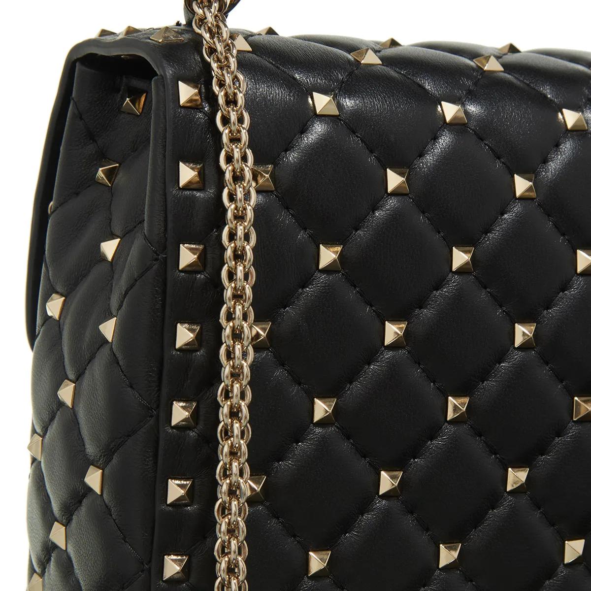 Valentino Garavani Crossbody bags Medium Shoulder Bag Rockstud Spike in zwart