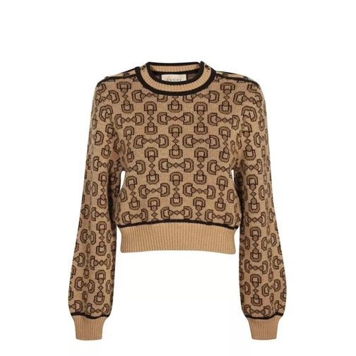Gucci Wool Sweater Brown 