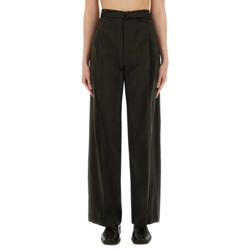 Lemaire  "Relaxed" Pants With Belt Brown