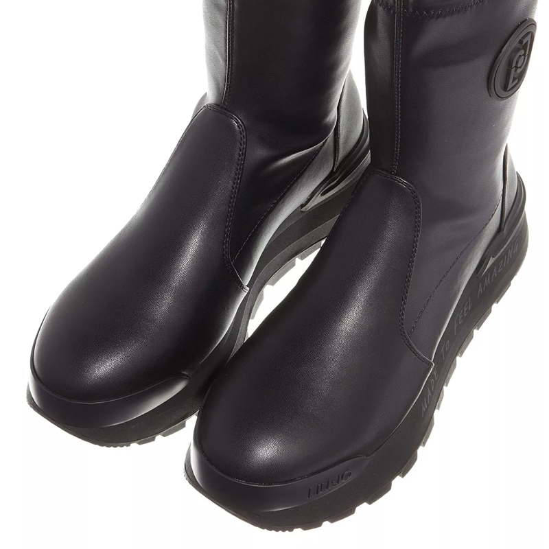 LIU JO Stiefeletten Amazing 22 Mid Sneaker Stretch Spreading Black(Image 4)