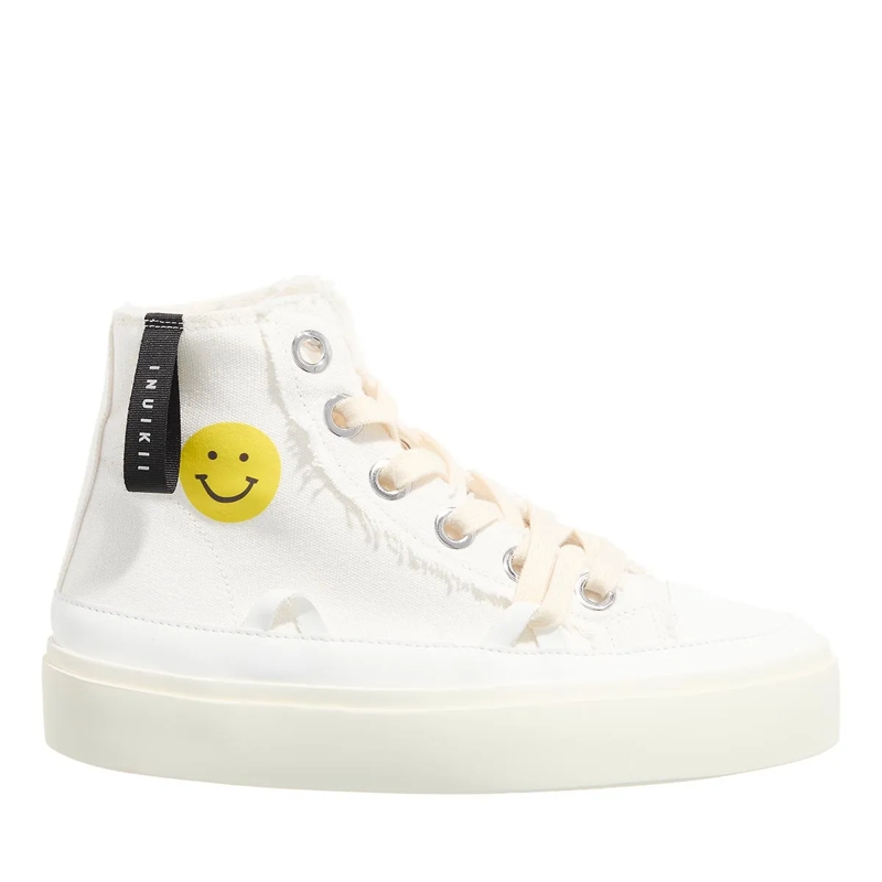 INUIKII High-Top-Sneaker DISTRESSED MATILDA White