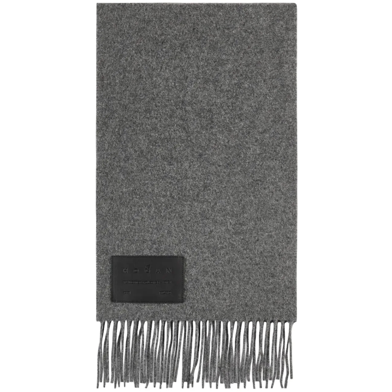 Hogan Wollschal Scarfs Catrame schwarz