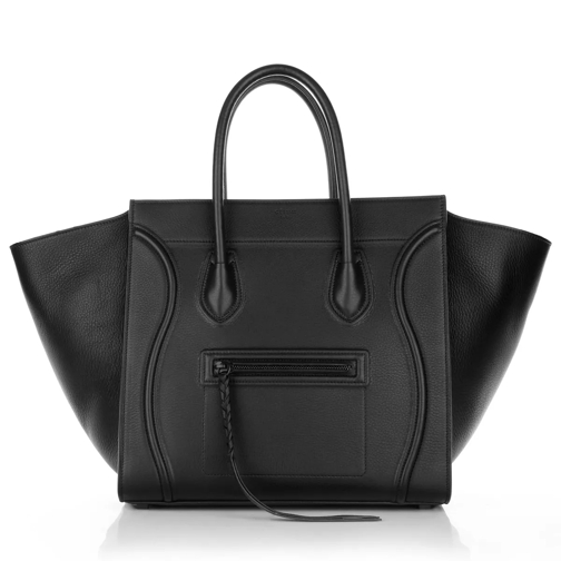 Celine Luggage Medium Black Rymlig shoppingväska
