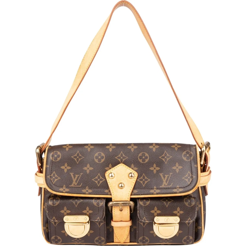 Louis Vuitton Schultertasche Louis Vuitton Canvas Monogram Hudson PM Shoulder B braun