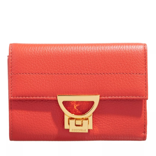 Coccinelle Arlettis Wallet Tangerine Vikbar plånbok