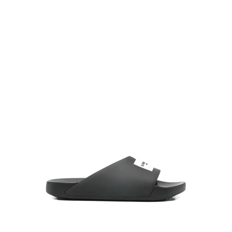 Givenchy Loafer Black Flat Shoes With Contoured Footbed Black