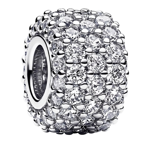 Pandora Sterling silver charm withcubic zirconia Clear Anhänger