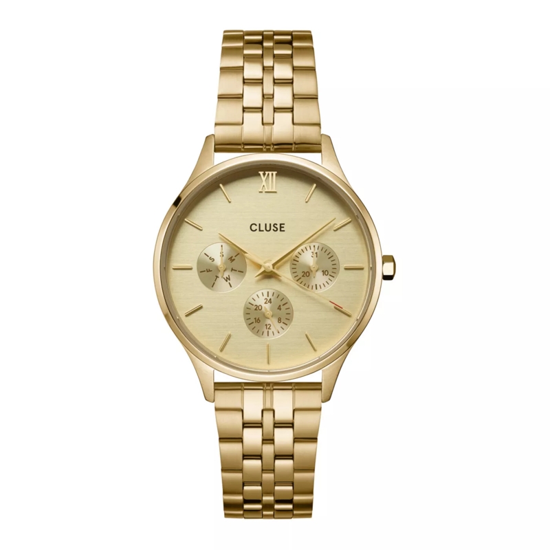 CLUSE Chronographe Minuit Geschenkset Gold
