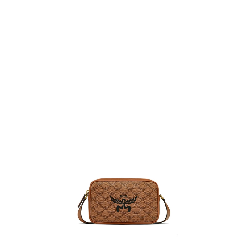 MCM Crossbody Bag Crossbody Bags Himmel Umhängetasche in Lauretos cognac