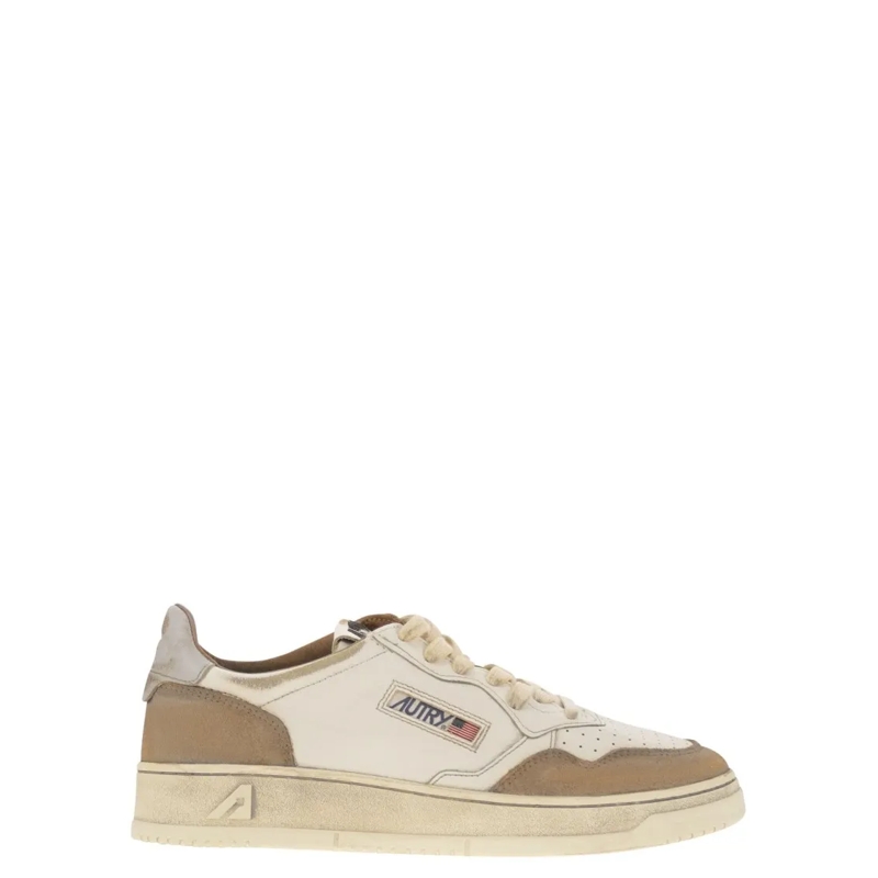 Autry International Lage-top sneaker Super Vintage - Leather Sneakers Neutrals