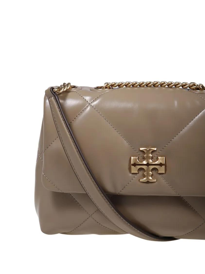 TORY BURCH Hobo bags Kira Diamond Quilt Small Convertible Shoulder Bag in bruin