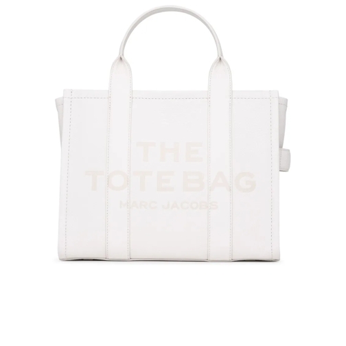 Marc Jacobs Cream Leather Midi Tote Bag White Fourre-tout